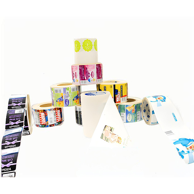 機(jī)貼卷裝不干膠